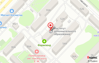 Салон-парикмахерская Париж на улице Котовского на карте