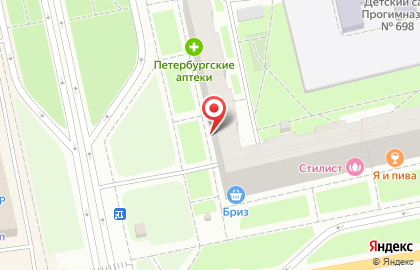 Настоящее молоко в Московском районе на карте