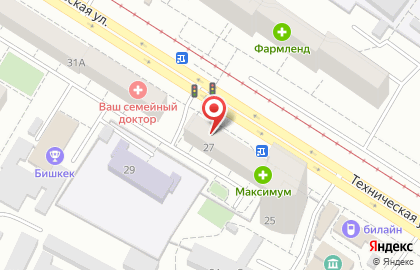 Служба заказа товаров аптечного ассортимента Аптека.ру на Технической улице, 27 на карте