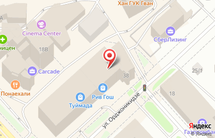 Салон-парикмахерская Облик на улице Орджоникидзе на карте