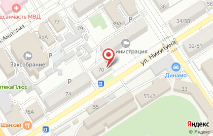 Штаб по делам ГО и ЧС Центрального района на карте