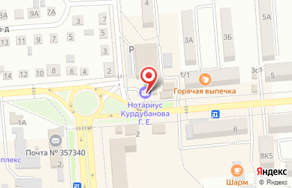 Нотариус Курдубанова М.Ю. на карте