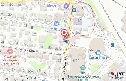 Магазин Винный погреб на Депутатской улице на карте