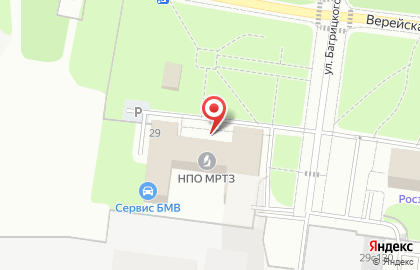 Сеть мастерских по ремонту генераторов и стартеров, ИП Ермилов Е.В. на Верейской улице на карте