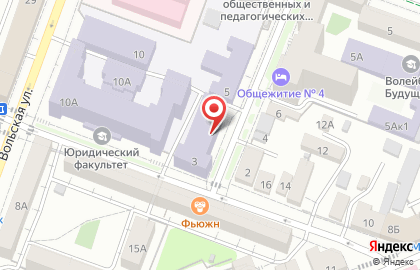Саратовский национальный исследовательский государственный университет им. Н.Г. Чернышевского в Саратове на карте