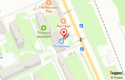 Супермаркет Пятёрочка в Москве на карте