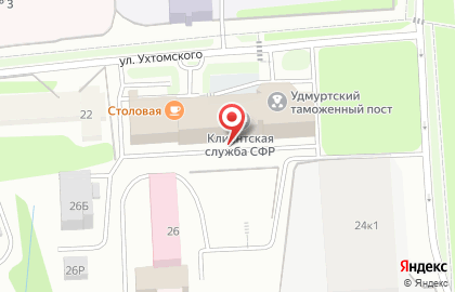 ЗАО ТрансТелеком-НН на улице Ухтомского на карте