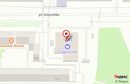 Кафе быстрого питания Burger CLUB на улице Королёва на карте