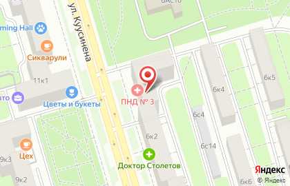 Психоневрологический диспансер №3 на улице Циолковского на карте