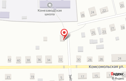 Продуктовый магазин в Омске на карте
