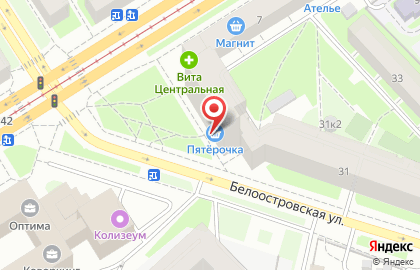 Официальный дилер Керхер Карекс на Белоостровской улице на карте