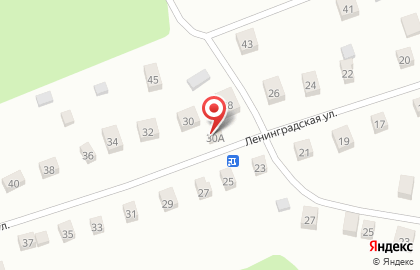 Продуктовый магазин Полинка на улице Ленинградской на карте