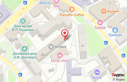 Московская городская федерация киокушинкай каратэ-до в Москве на карте