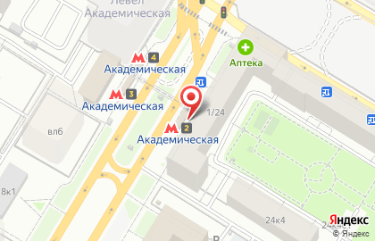 Кофейный автомат Paulig на Академической на карте