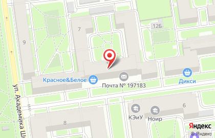 Универсам Рекорд на карте