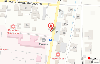 Аптека Медфарм в Грозном на карте