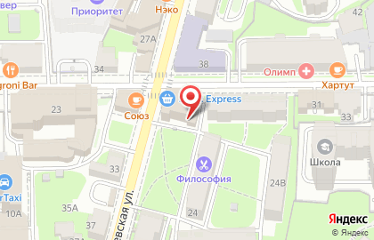 Продовольственный магазин Колбасы на карте