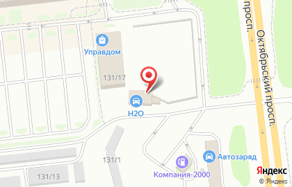 Шиномонтажная мастерская Express на Октябрьском проспекте на карте