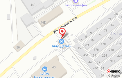 Магазин запчастей Авто-Dеталь в Саранске на карте