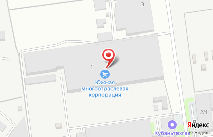 Компания Южная многоотраслевая корпорация в Промышленном проезде на карте