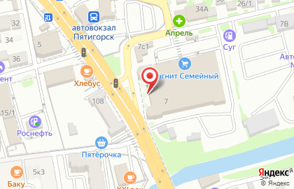 Магазин компьютерной техники Винчестер на улице Бунимовича на карте
