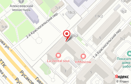 InMoscow Красносельская на карте