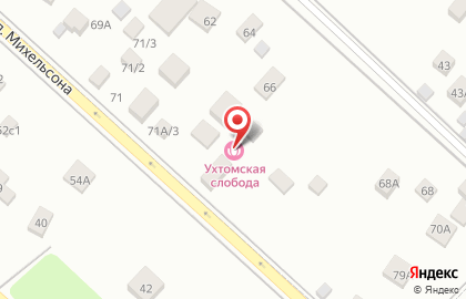 Ухтомская слобода на карте