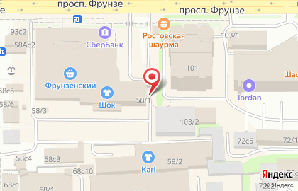 Фирма А на Комсомольском проспекте на карте