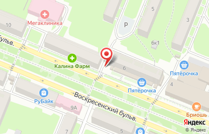 Магазин мебели в Великом Новгороде на карте