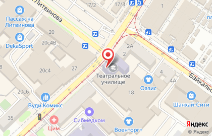 Иркутское театральное училище на карте