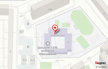 Школа №1370 с дошкольным отделением на Бибиревской улице на карте