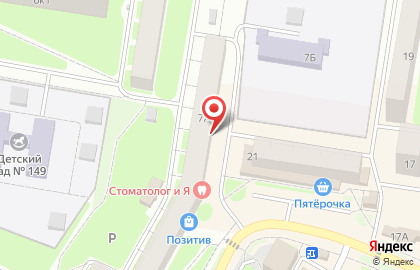 Магазин Дубки в Автозаводском районе на карте