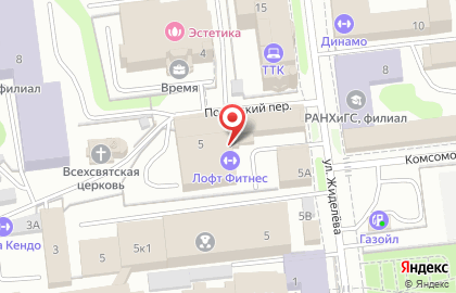 Фитнес-клуб Loft Fitness в Иваново на карте