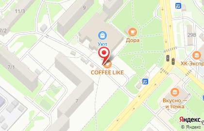 Кофейня Coffee Like на Салмышской улице, 24 на карте