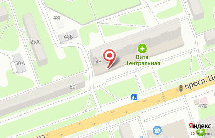 Магазин косметики и бытовой химии Виктория на проспекте Циолковского на карте