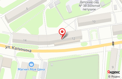 Аптека Планета Здоровья на улице Калинина на карте