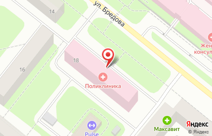 Апатитско-Кировская центральная городская больница в Апатитах на карте