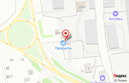 Продуктовый магазин Вероника на Промплощадке на карте