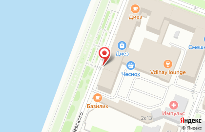 Магазин ортопедических матрасов и товаров для сна Askona на улице Фёдоровский Ручей на карте