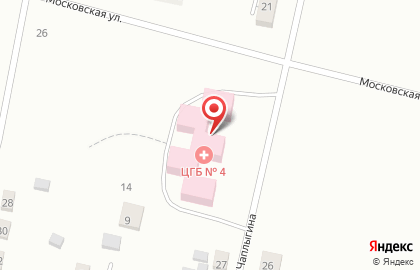 Детская городская поликлиника №4 на Московской улице на карте