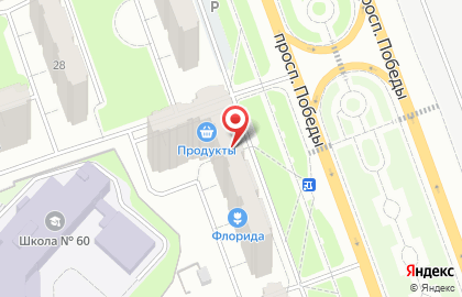 Магазин Сластена в Центральном округе на карте