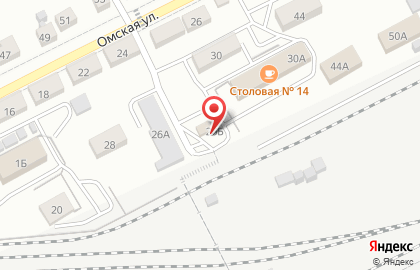 Магазин овощей и фруктов на Омской улице на карте