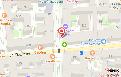 Союзпечать, Центральный район на карте