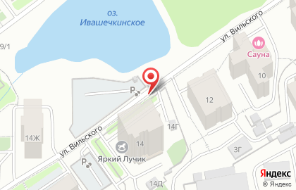 На Вильского на карте