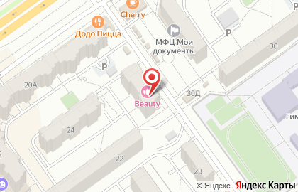 Салон красоты Beauty в Тракторозаводском районе на карте