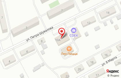 Супермаркет Пятёрочка в Боровске на карте
