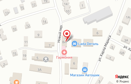 Магазин парфюмерии и косметики Faberlic, магазин парфюмерии и косметики в Новом переулке на карте