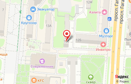 Коллегия адвокатов Смоленской области Партнер на проспекте Гагарина на карте