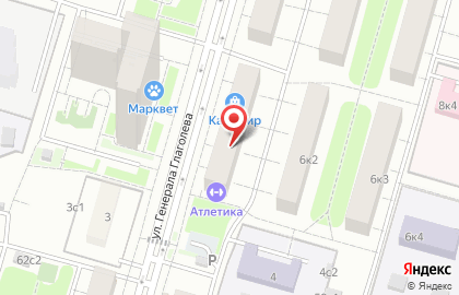 Ателье в Москве на карте