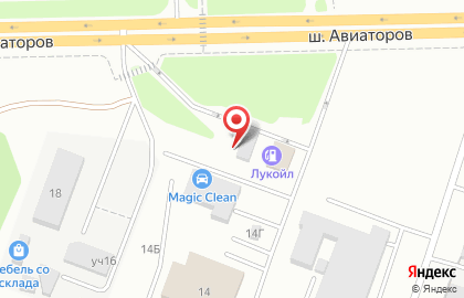 Волгоградский филиал Банкомат, КБ Петрокоммерц на шоссе Авиаторов, 18а на карте